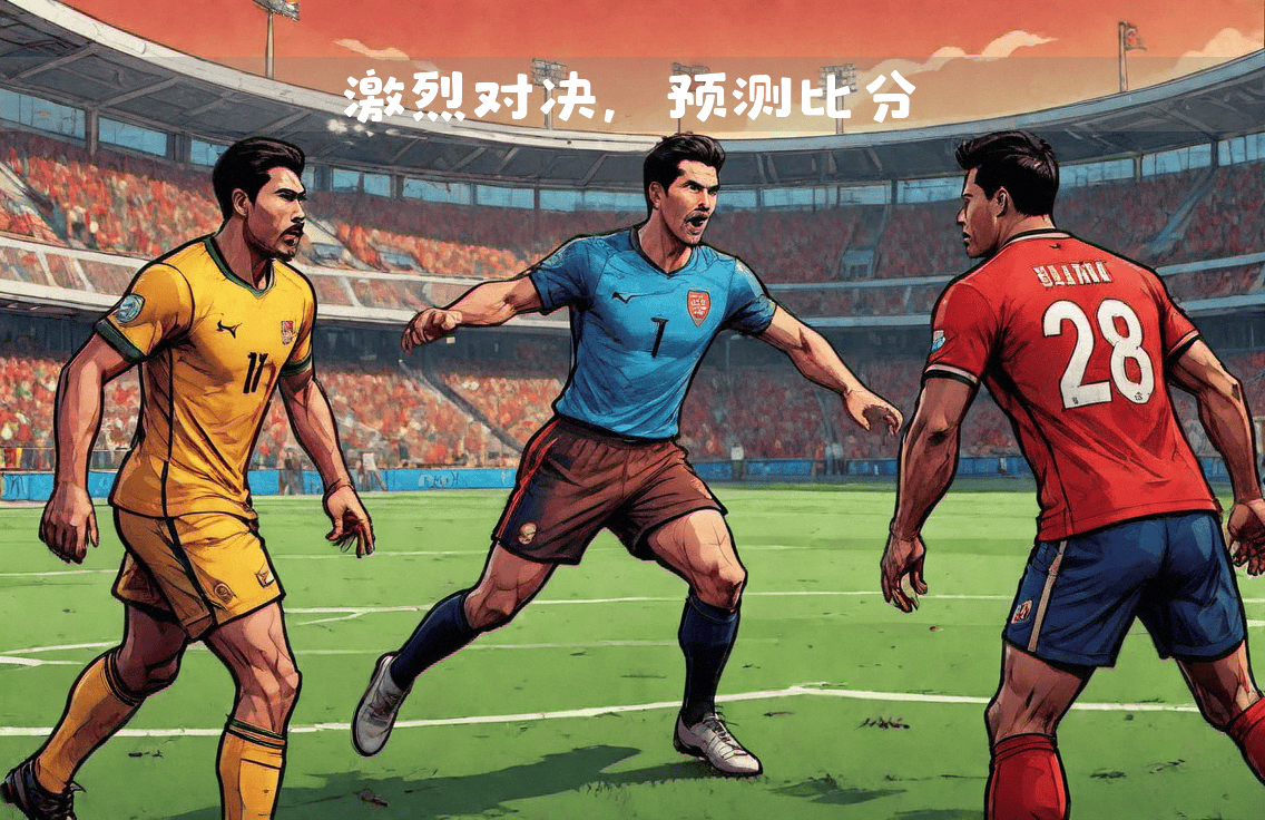 国际足球比赛上，观众看到了一场激烈的对决